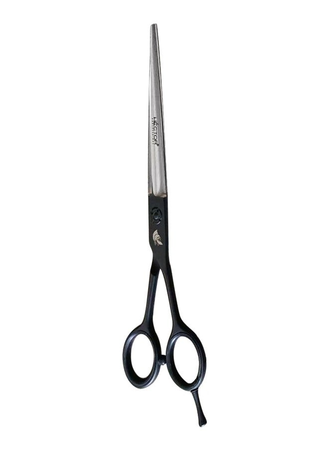 Hector Professional Platinum Premium Pro Hair Cutting Scissor, Super Alloy Steel,Ergonomic Design with Leather Case, Black (5.5") - Image 1